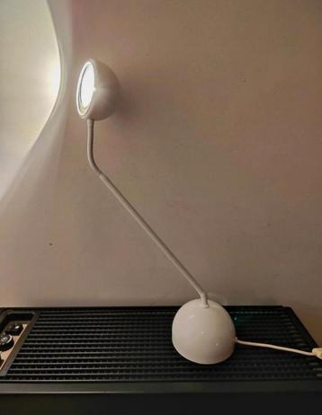 Hustadt Leuchten vintage witte bureaulamp 3252/1, halogeen  beschikbaar voor biedingen