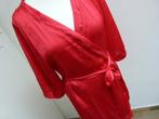 Rode korte peignoir, pyjama ochtendjasje rood maat S 36 H&M, H&M, Ophalen of Verzenden, Zo goed als nieuw, Maat 36 (S)
