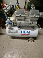 HBM Low Noise Compressor 30 Liter - Weinig Gebruikt, 6 tot 10 bar, Ophalen of Verzenden, Zo goed als nieuw, Minder dan 200 liter/min