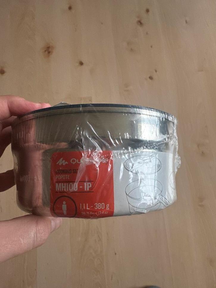 Decathlon Kookset MH100-1P - Nieuw in verpakking!, Caravans en Kamperen, Kampeeraccessoires, Nieuw, Ophalen