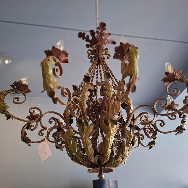 Enorme antieke Franse kroonluchter, Antiek en Kunst, Antiek | Lampen, Ophalen