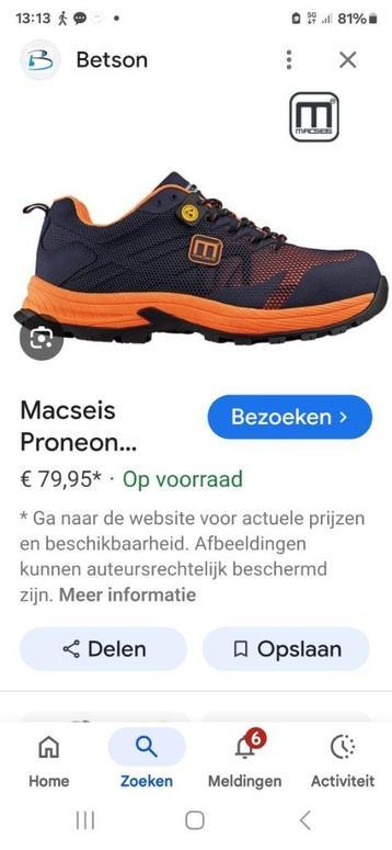 Werkschoenen heren maat 43 nieuw  beschikbaar voor biedingen