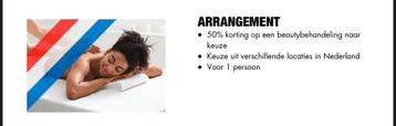 Beautybehandeling 50% korting 