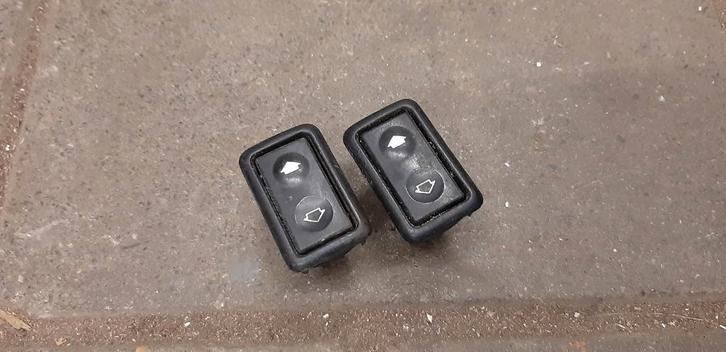 Set knopjes vd electrische ramen BMW  E36 type, Auto diversen, Overige Auto diversen, Ophalen of Verzenden