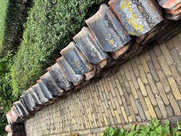 Oude Holle Dakpannen en Nokvorsten Zwart Geglazuurd beschikbaar voor biedingen