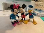 3 originele Disney figuren, Ophalen of Verzenden, Donald Duck, Zo goed als nieuw, Beeldje of Figuurtje