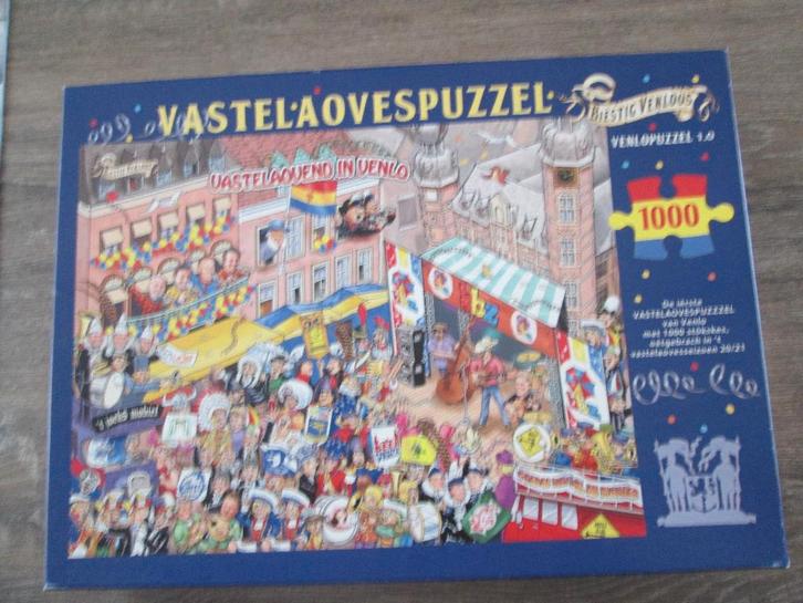 vastelaoves puzzel biestig Venloos puzzle 1000 stuks, Hobby en Vrije tijd, Denksport en Puzzels, Gebruikt, Legpuzzel, 500 t/m 1500 stukjes