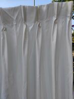 Witte gordijnen. Ruim 10 meter. Niet verduisterd., 200 cm of meer, Ophalen of Verzenden, Zo goed als nieuw, 200 cm of meer
