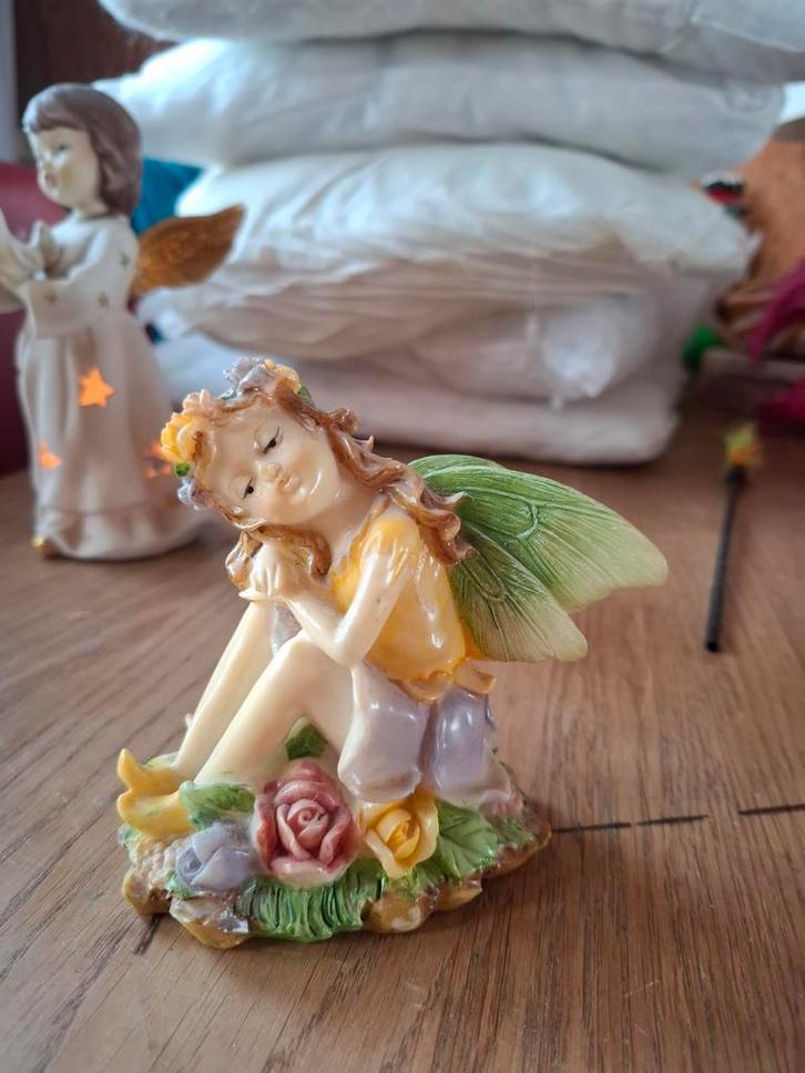 Lief Boself Beeldje, Tuin en Terras, Tuinbeelden, Zo goed als nieuw, Engelenbeeld, Kunststof, Ophalen of Verzenden