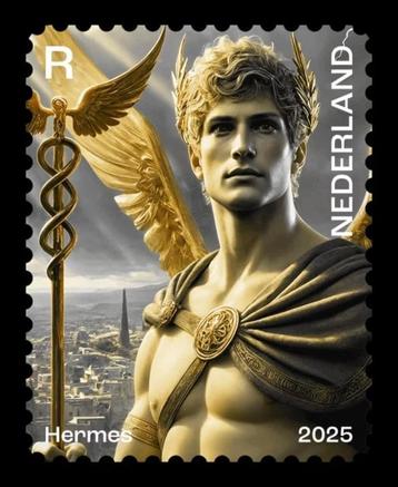 NL Crypto Stamp 2025 - Geel beschikbaar voor biedingen