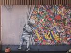 Behind the curtains 150x100 cm, Ophalen of Verzenden