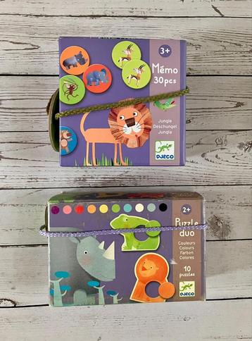 Djeco Memory & Puzzel set - Educatief Speelgoed beschikbaar voor biedingen