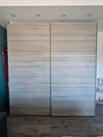 Grijze Zweefdeur Kledingkast - Zo Goed Als Nieuw!, Huis en Inrichting, Kasten | Kledingkasten, Ophalen, Overige materialen, 200 cm of meer