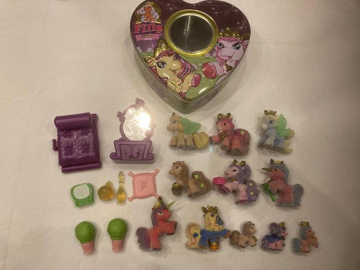 Filly elves doosje met paardjes groot en klein 11 st set!, Kinderen en Baby's, Speelgoed | My Little Pony, Zo goed als nieuw, Ophalen of Verzenden