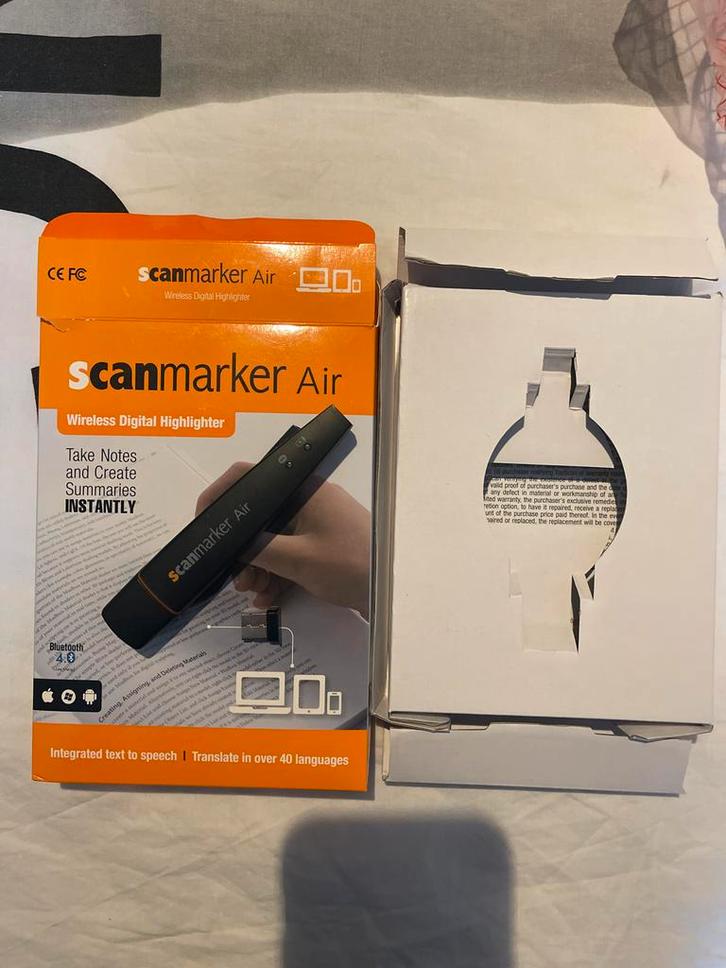 Scanmarker Air - Draadloze Digitale Markeerder, Computers en Software, Overige Computers en Software, Zo goed als nieuw, Ophalen of Verzenden