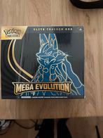 GEZOCHT Lucario Mega Evolutions ETB sealed/gescheurd, Ophalen of Verzenden, Zo goed als nieuw