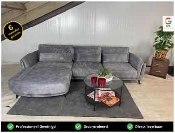 GRATIS LEVERING Loungebank Velvet Grijs 300x185 GEREINIGD beschikbaar voor biedingen