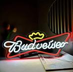 Budweiser LED neon lichtreclame, Verzamelen, Ophalen of Verzenden, Nieuw, Reclamebord, Plaat of Schild, Overige merken