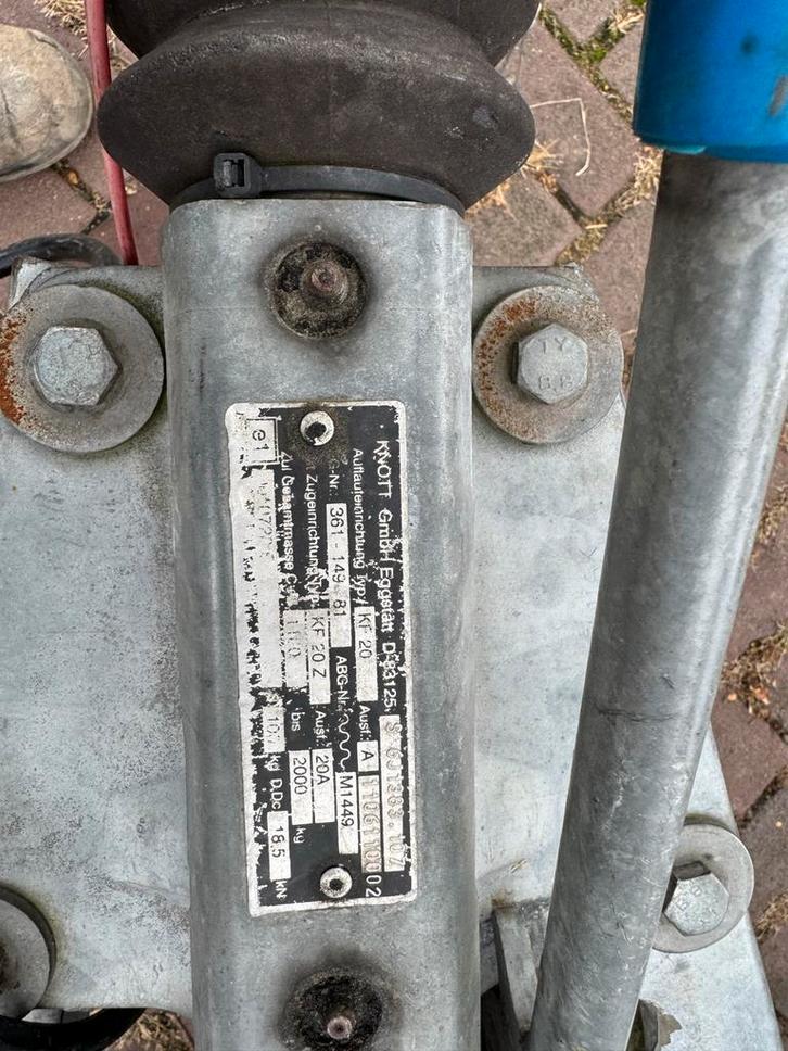 Gebruikte Tandemasser Aanhanger, Auto diversen, Aanhangers en Bagagewagens, Gebruikt, Ophalen of Verzenden