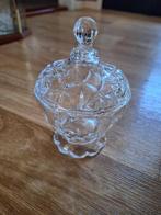 Glazen suikerpotje, Glas of Glazen, Ophalen of Verzenden, Overige stijlen, Glas