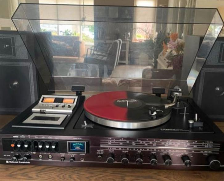 Vintage music centre Platenspeler National  Panasonic, Audio, Tv en Foto, Platenspelers, Gebruikt, Platenspeler, Overige merken