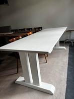 Eettafel, Huis en Inrichting, Wit, 200 cm of meer, Zo goed als nieuw, Vijf personen of meer