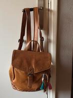 Leren schoudertas van micmacbags, Overige merken, Gebruikt, Bruin, Ophalen of Verzenden