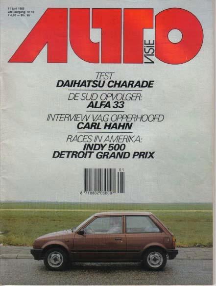 Autovisie 12 1983 : Ford Thunderbird - Alfa Romeo 33 - Rover, Boeken, Auto's | Folders en Tijdschriften, Gelezen, Algemeen, Ophalen of Verzenden