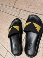 Fendi mosnter eye slipper UK size 8, Slippers, Zwart, Ophalen of Verzenden, Zo goed als nieuw
