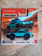 Matchbox 1985 Porsche 911 Rally groen nieuw in verpakking, Ophalen of Verzenden, Nieuw, Auto