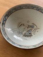 Amha Schaaltje - Vintage Keramiek, Gebruikt, Porselein of Keramiek, Schaal, Rond