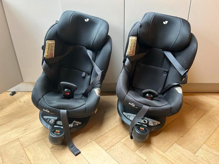 2x Joie I-Spin 360 E Autostoelen, Kinderen en Baby's, Autostoeltjes, Gebruikt, Overige merken, 0 t/m 18 kg, Isofix, Verstelbare rugleuning
