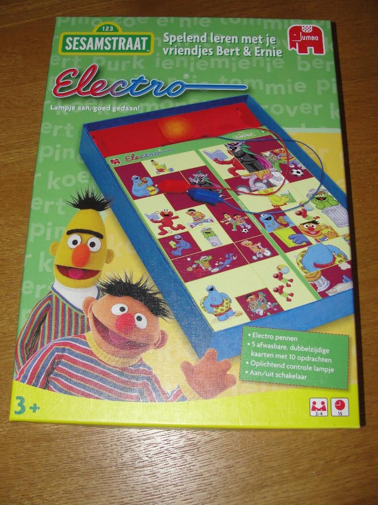 Electro Sesamstraat spel, Ophalen of Verzenden, Zo goed als nieuw, Elektronica, Met licht