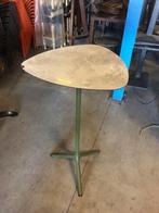 (1) unieke statafel, terrasstatafel. aluminium groen, Ophalen, Gebruikt