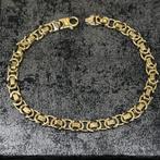 18k gouden armband massief plat koningsarmband 31 gram, Ophalen of Verzenden, Nieuw, Goud