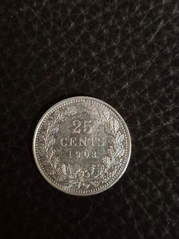 25 Cent 1903 - Koningin Wilhelmina beschikbaar voor biedingen