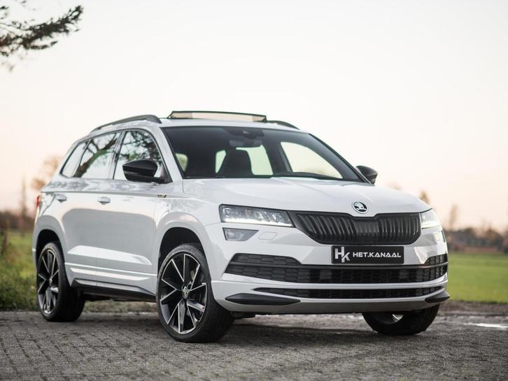 Skoda Karoq 1.5 TSI ACT Sportline Business Pano Virtual ACC, Auto's, Skoda, Bedrijf, Te koop, Karoq, ABS, Achteruitrijcamera, Airbags
