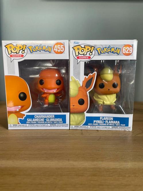 Funko Pop Charmander & Flareon Pokémon, Verzamelen, Poppetjes en Figuurtjes, Zo goed als nieuw, Ophalen of Verzenden