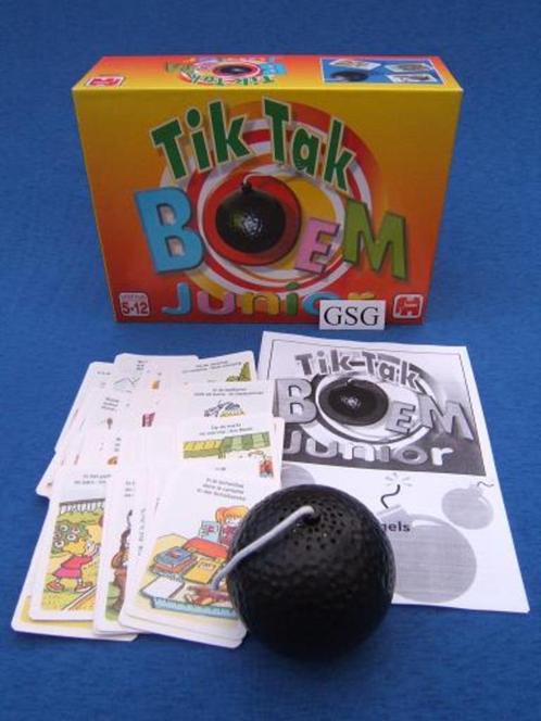 Tik tak boem junior nr. 00228-02, Hobby en Vrije tijd, Gezelschapsspellen | Overige, Zo goed als nieuw, Ophalen of Verzenden