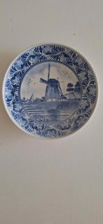 Delfts Blauw Bord - Hollandse Molen, Antiek en Kunst, Antiek | Wandborden en Tegels, Ophalen of Verzenden