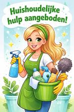 huishoudelijke hulp aangeboden, Vacatures, Vacatures | Schoonmaak en Facilitaire diensten, Vanaf 10 jaar, Overige vormen