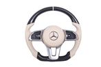 Mercedes leder & carbon sportstuur / stuurwiel 2014-2022, Auto-onderdelen, Niet ingevuld, Verzenden, Mercedes-Benz, Niet ingevuld