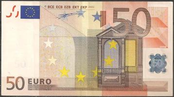 50 Euro DUISENBERG. ADV. no.70 S.