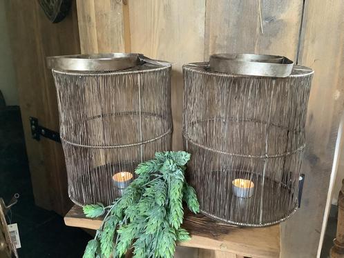 NIEUW PTMD metalen windlichten lantaarns, Huis en Inrichting, Woonaccessoires | Kandelaars en Kaarsen, Nieuw, Ophalen of Verzenden