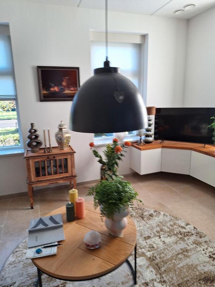 2 zeer mooie hanglampen,ook gezien bij woonwinkel Potstal, Huis en Inrichting, Lampen | Hanglampen, Nieuw, Minder dan 50 cm, Metaal