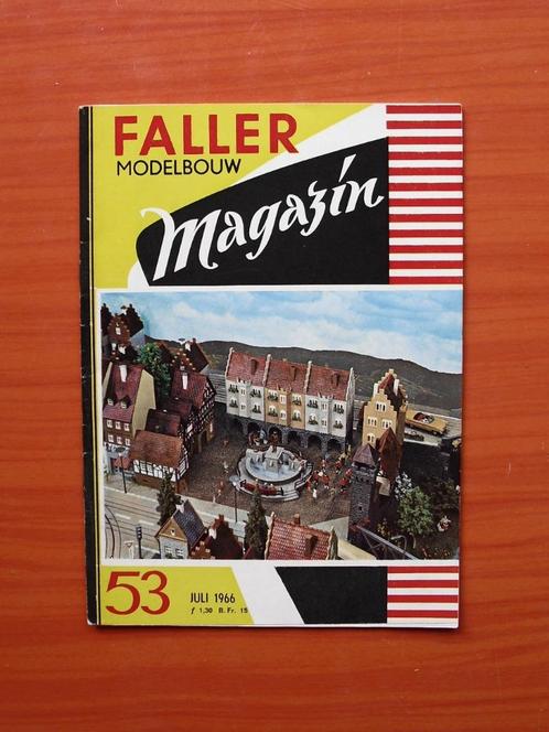 Faller Magazin  53-juli 1966  46-mei 1965  38-januari 1964, Hobby en Vrije tijd, Modeltreinen | H0, Zo goed als nieuw, Boek, Tijdschrift of Catalogus