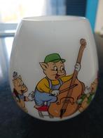 In perfecte staat retro vintage melkwit lampenkap, Ophalen of Verzenden, Zo goed als nieuw, Rond, Minder dan 25 cm