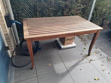 Houten Tuintafel - Mooie Tafel voor Buiten! beschikbaar voor biedingen