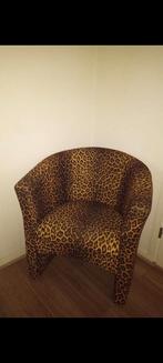 Stoel panterprint, Huis en Inrichting, Stoelen, Ophalen, Zo goed als nieuw, Eén