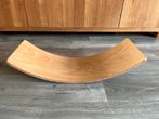 Houten balance bord met vilt (soort van Wobbel), Ophalen, Gebruikt
